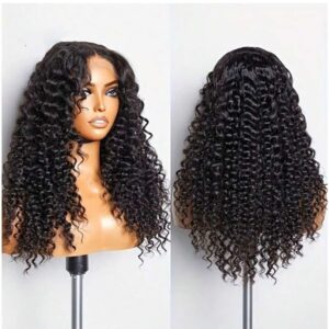 18 inch frontal glueless curly wig