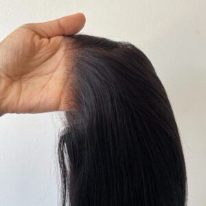 18 Inch straight frontal gluess wig