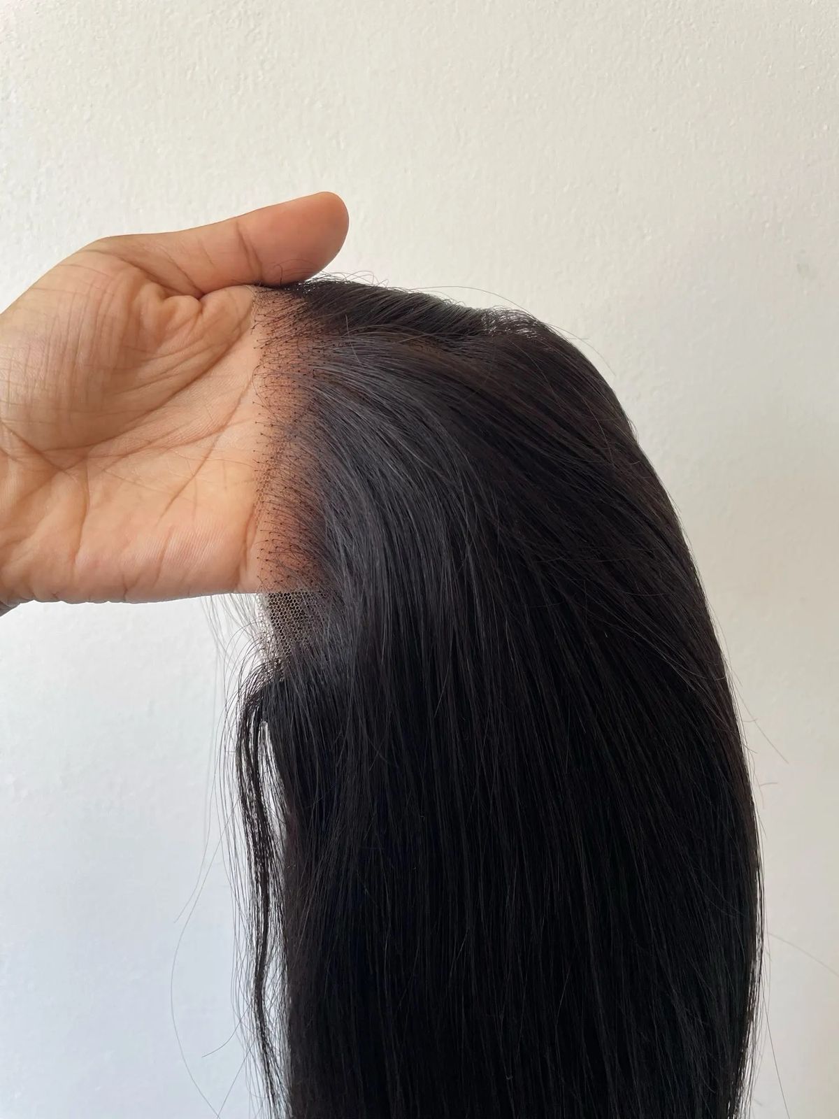 18 Inch straight frontal gluess wig