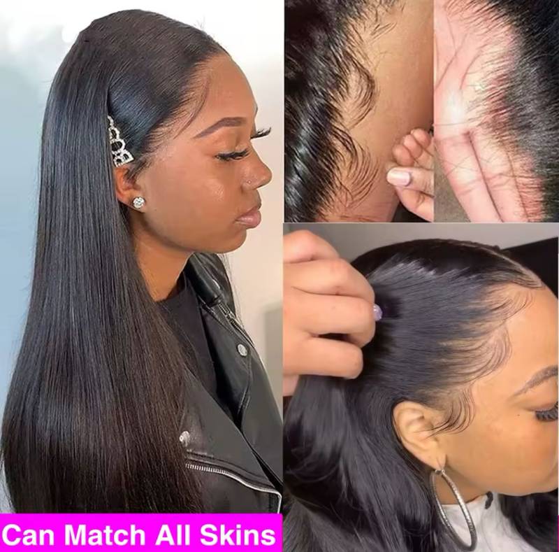 18 Inch straight frontal gluess wig - Image 2