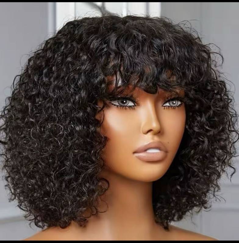10 inch Brazilian fringe wig