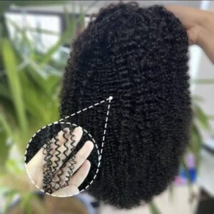 12 inch kinky curly wig