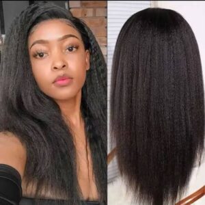 14 inch brazilian kinky straight hair 2